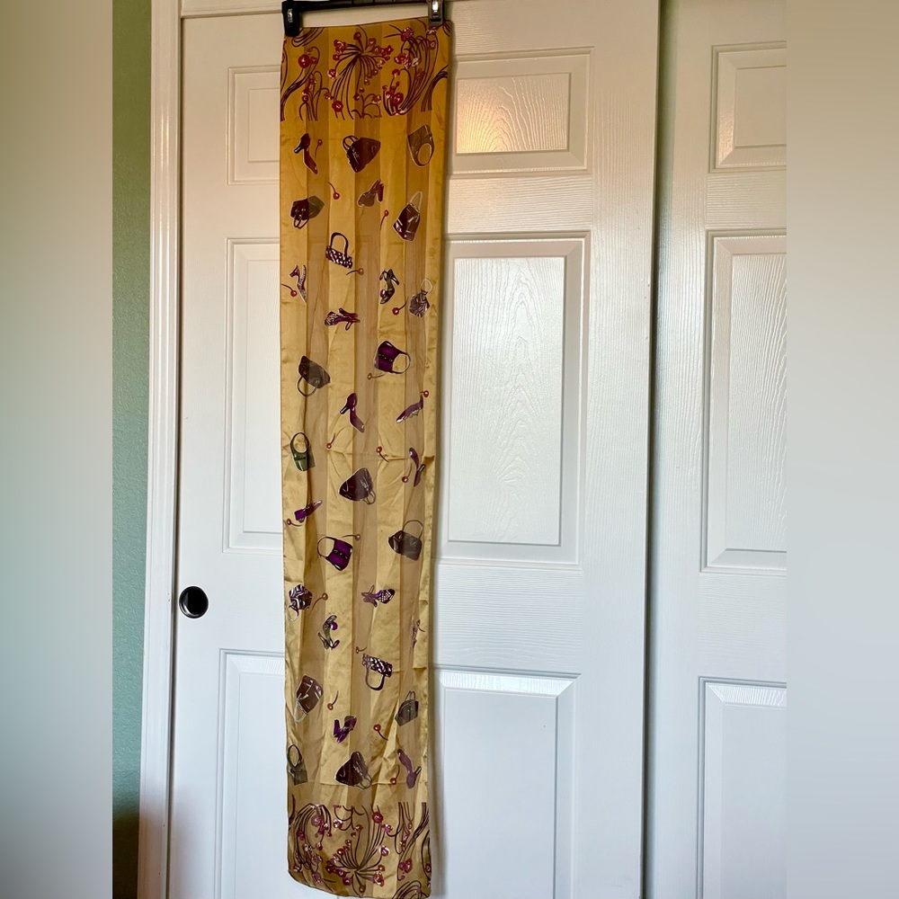 Cejon accessories inc handbags and shoes printed scarf